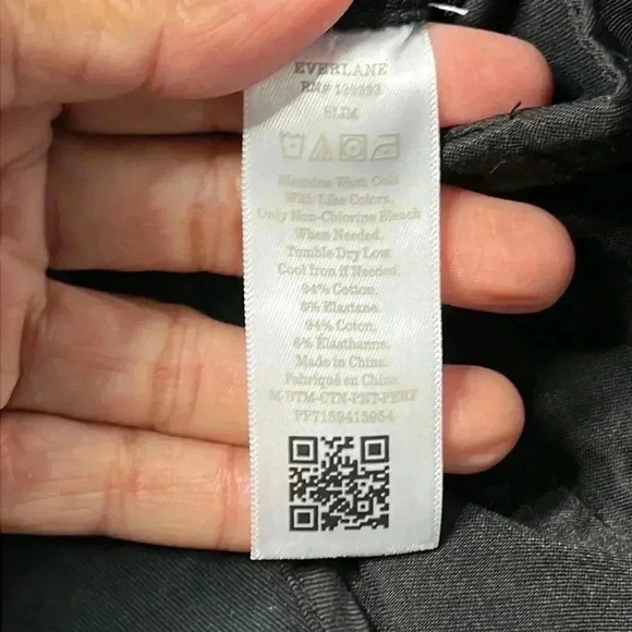 Everlane Men The Performance Chino Uniform Work Casual Navy Pants NWT 36… - Picture 4 of 6